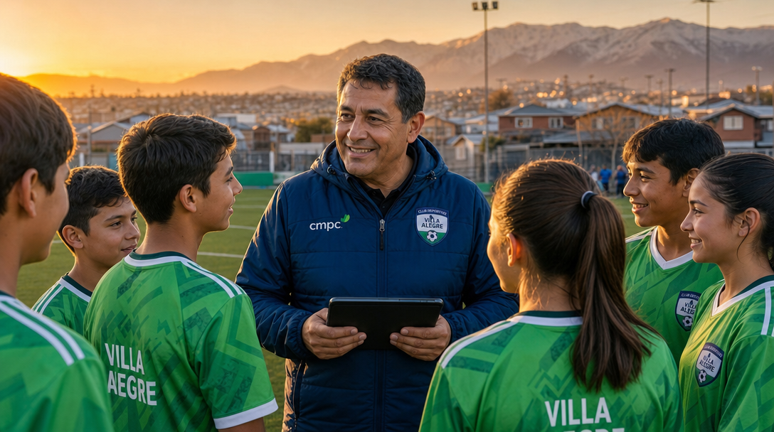 Entrenador y equipo Mi CD